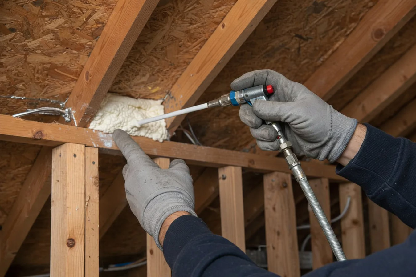 Attic air sealing in Oroville, CA